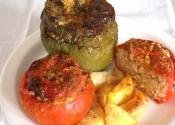 Cheese And Sausage Stuffed Bell Peppers