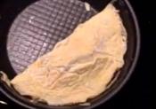 Skillet Cooked Cheese Omelet