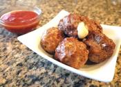 Cheese Stuffed Meatballs A La Pizzaiola