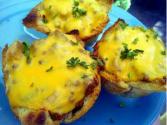 Cheeseburger Toast Cups