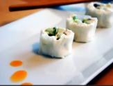 Cheesy Cucumber Roll In Rice Paper