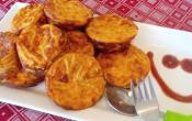 Cheesy Spaghetti Cup Cake