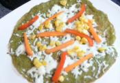 Cheesy Spinach Dosa