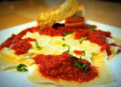 Cheesy-herbed Ravioli In A Tangy Marinara Sauce