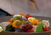 Egg Meat And Vegetable Salad
