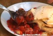 Grilled Chocolate Cherry Pie With Irish Cream