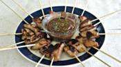 Chicken Skewers Peanut Sauce