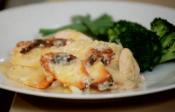 Baked Chicken, Bacon And Potato Pie 
