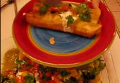 Homemade Chicken Enchiladas With Salsa Verda