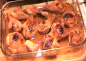 Chicken Flavored With Honey, Mustard And Ginger