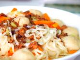 Filipino Style Chicken Meatball Instant Noodles