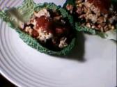 Quick Chicken Lettuce Wrap