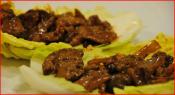 Saute Of Chicken Livers With Bacon & Mushrooms In A Creamy Sauce