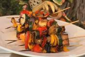 Grilled Chicken Skewers With Peanut Sauce