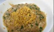 Fried Rice In Chicken Soup And Egg
