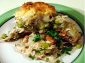 Chicken Stew With Biscuit Topping