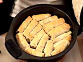Mediterranean Chicken Phyllo Rolls