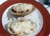 Chili Cheese Baked Potato Skins