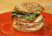 Juicy Habanero Turkey Cheese Burger 
