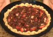 Chilled Chocolate Strawberry Pie
