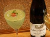 Chateau St. Michelle Gewurztraminer Paired With Chilled Cucumber And Dill Soup