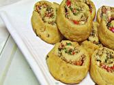Chilli Paneer Pinwheels