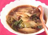 Tasty Simmered Pork And Chinese Cabbage