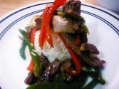 Chinese Pepper Steak With Onions 