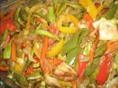 Chinese Stir Fry Dish- خضار مقليه على الطريقه الصينيه