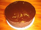 Chocolate Cake With White Chocolate Mousse Part 3  - Finalization