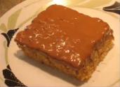 Chocolate Peanut Butterscotch Rice Crispy Bar