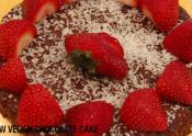Chocolate Cake With Raw Cacao, Walnuts And Dates 