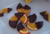 Chocolate Coated Orange Flakes