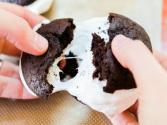 Chocolate Whoopie Pies Recipe - Joanne Eats New England - Quick Seven Minute Marshmallow Frosting