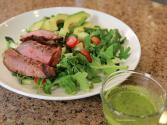 Cinco De Mayo Mexican Steak Salad With Cilantro Lime Dressing 