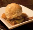 Vanilla And Cinnamon Ice Cream With Nutmeg Spiced Apples