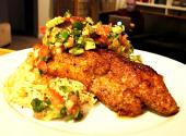 Classic Cumin Catfish With Citrus Avocado Salsa
