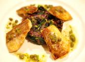 Classic White Fish With Lemon Butter Caper Sauce 