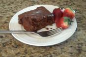 Coca Cola Cake With Cocoa And Nuts Frosting