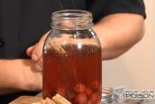 Homemade Cinnamon And Cherry Infused Whiskey