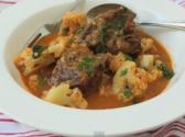 Curried Beef Short Ribs With Cauliflower Curry And Coconut Milk
