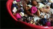 Coconut Granola With Dried Fruits And Nuts