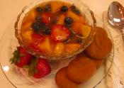 Cool  And Colorful Summer Fruit Soup