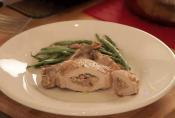 Cornbread And Pancetta Stuffed Pork Chops