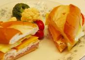 Homemade Country-style Ham/chicken/cheese Hoagie