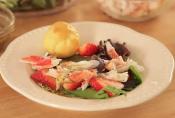 Alaskan King Crab And Strawberry Salad
