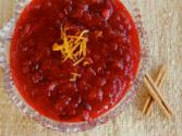 Homemade Cranberry Sauce With Orange And Cinnamon