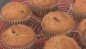 Orange Flavor Cranberry Muffin With Walnuts