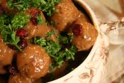 Tangy Cranberry Meatballs