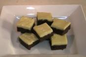 Chocolate Brownies With Cream Cheese Topping